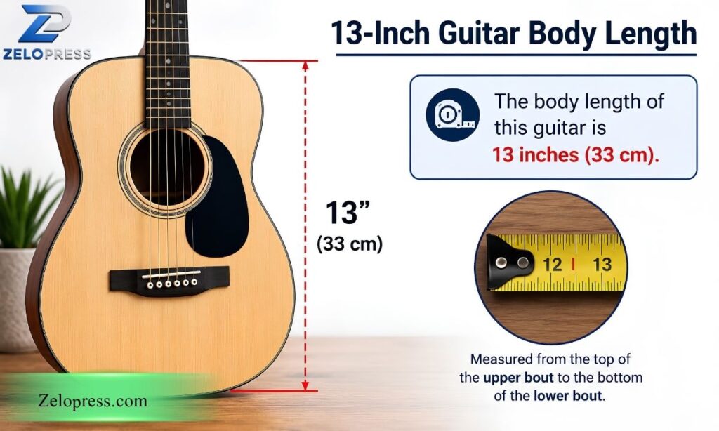 13-Inch Guitar Body Length