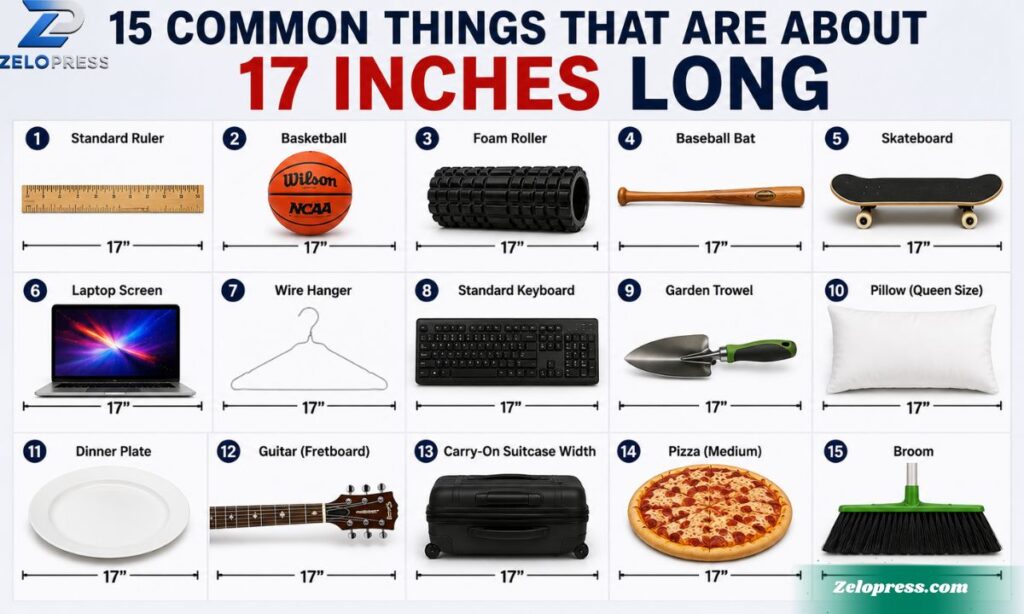 15 Common Things That Are About 17 Inches Long
