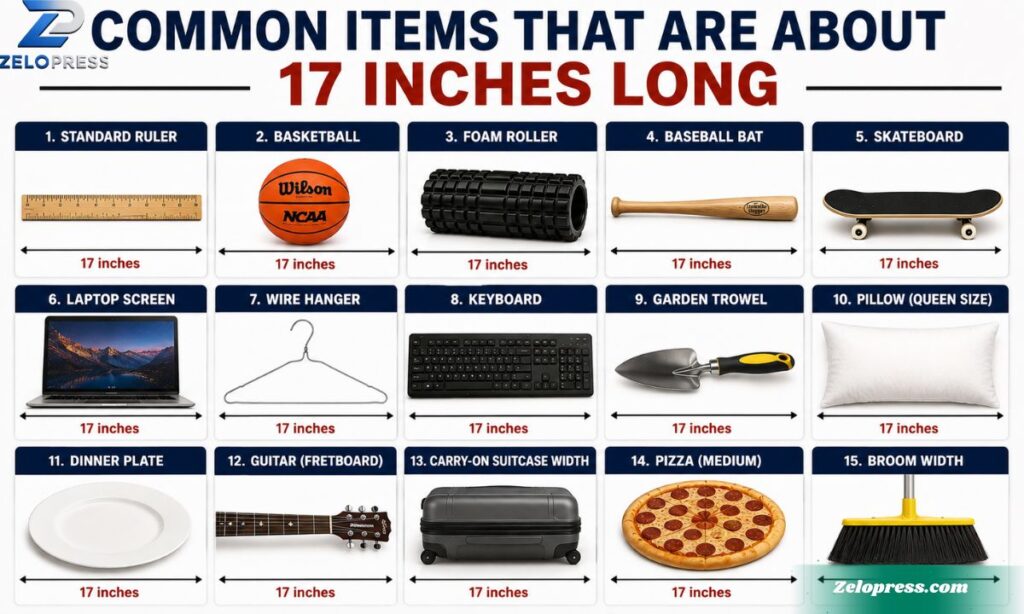 Common Items That Are About 17 Inches Long