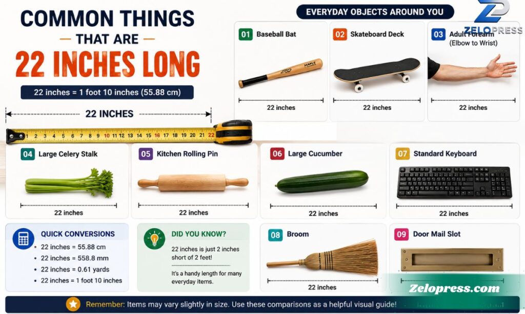 Common Things That Are 22 Inches Long