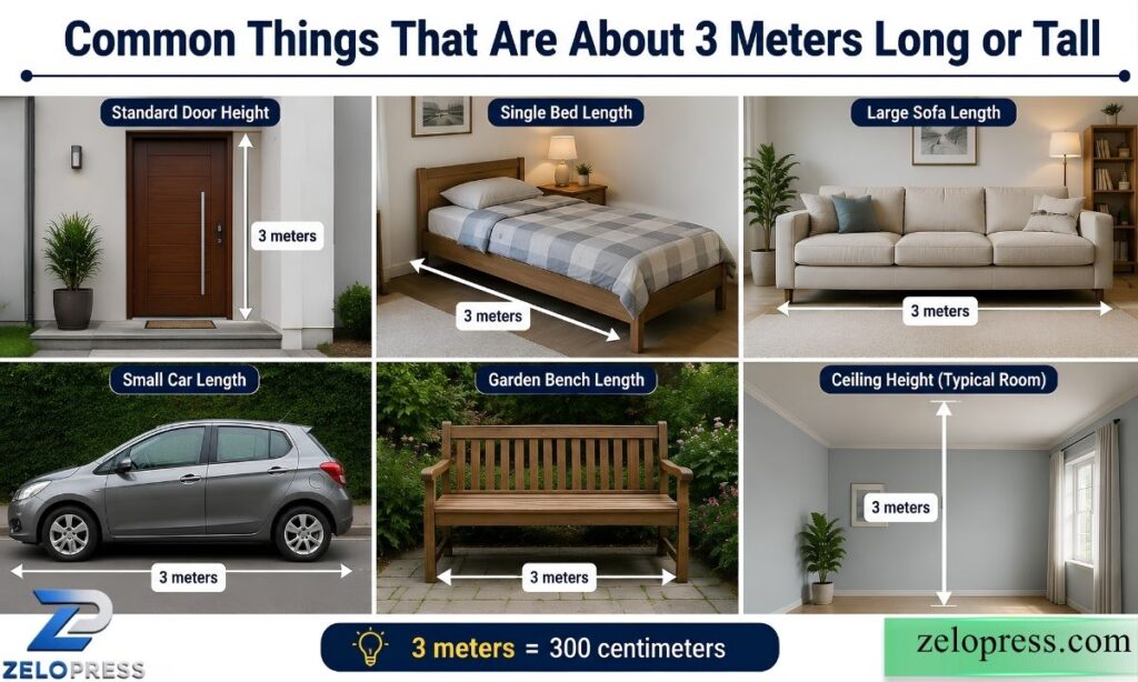 Common Things That Are About 3 Meters Long or Tall
