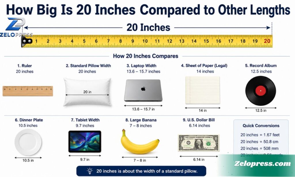 How Big Is 20 Inches Compared to Other Lengths