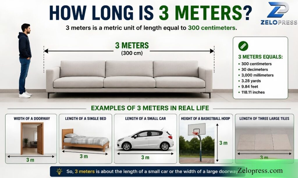 How Long Is 3 Meters