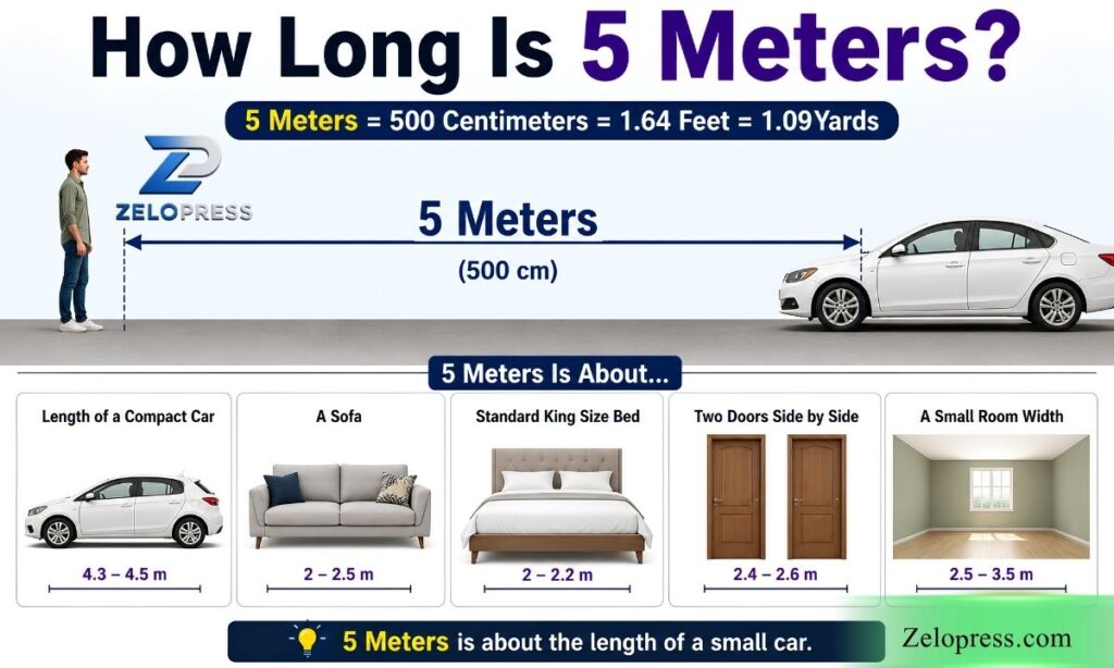 How Long Is 5 Meters? Size Comparisons & Conversions