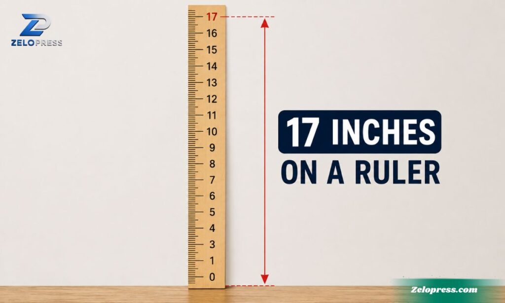 How Tall Is 17 Inches on a Ruler?