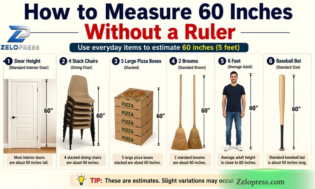 How to Measure 60 Inches Without a Ruler