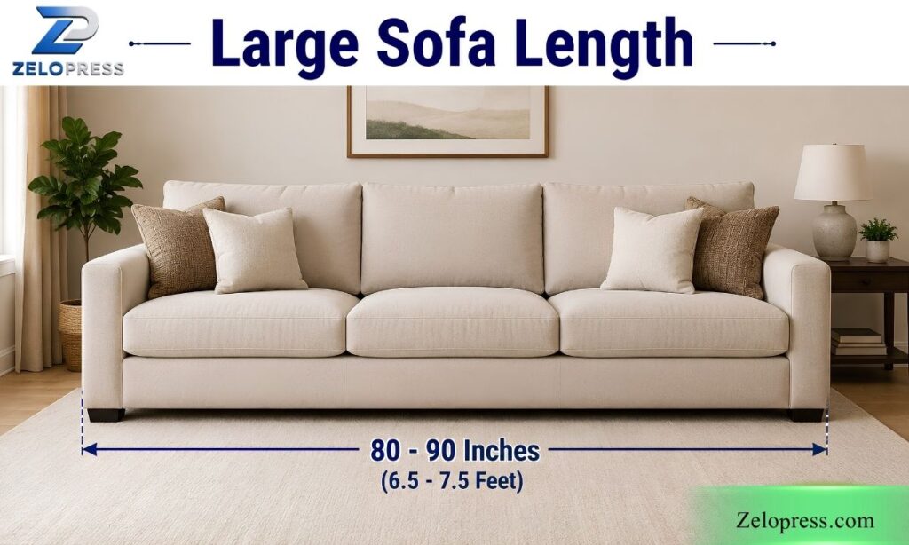 Large Sofa Length