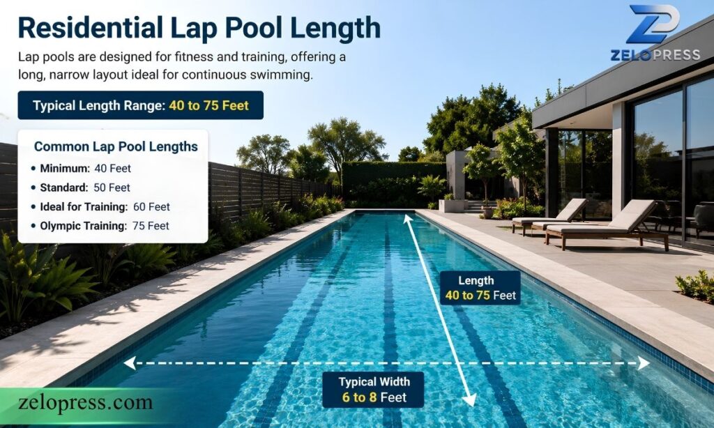 Residential Lap Pool Length