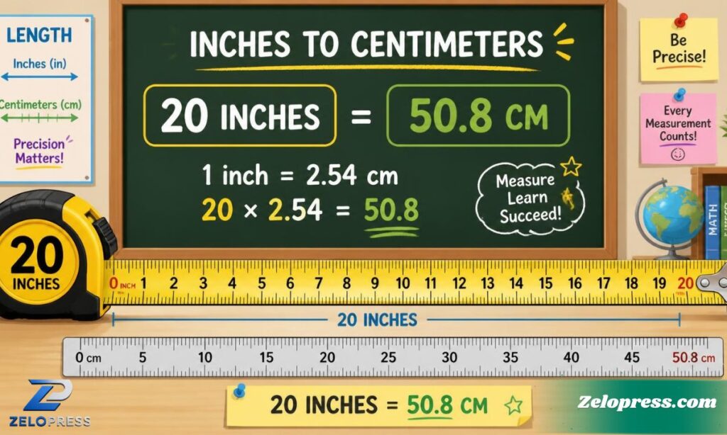 What Is 20 Inches in cm