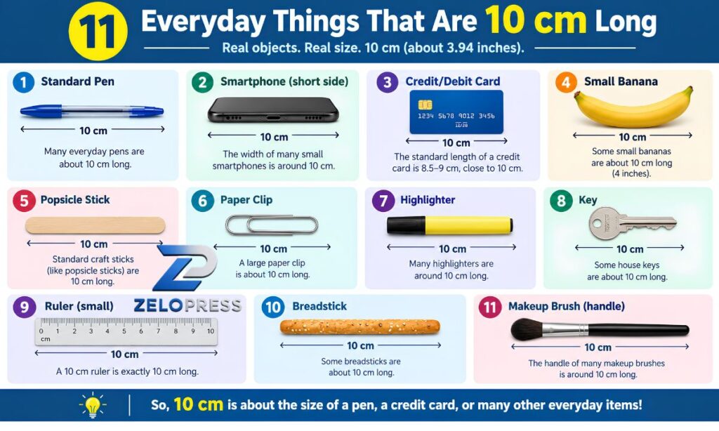 11 Everyday Things That Are 10 cm Long