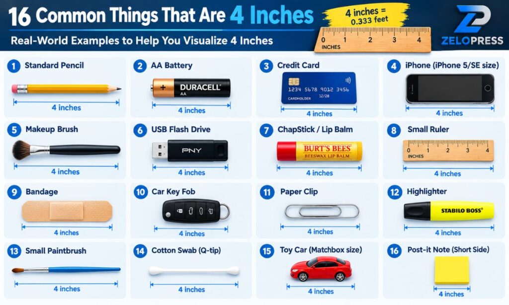 16 Common Things That Are 4 Inches