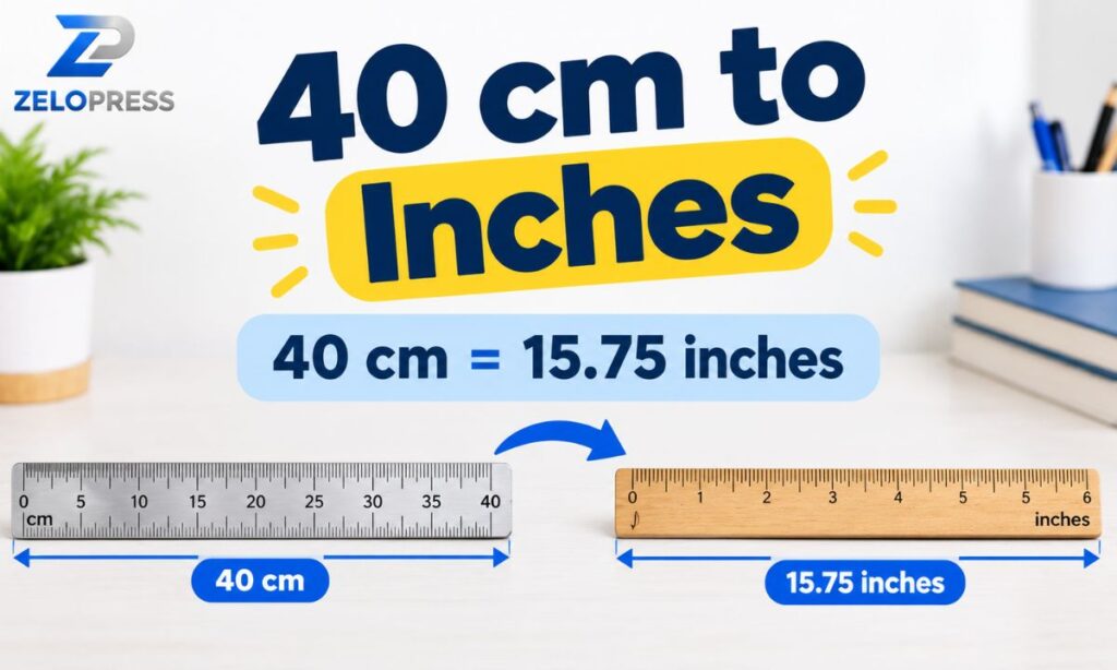 40 cm to inches