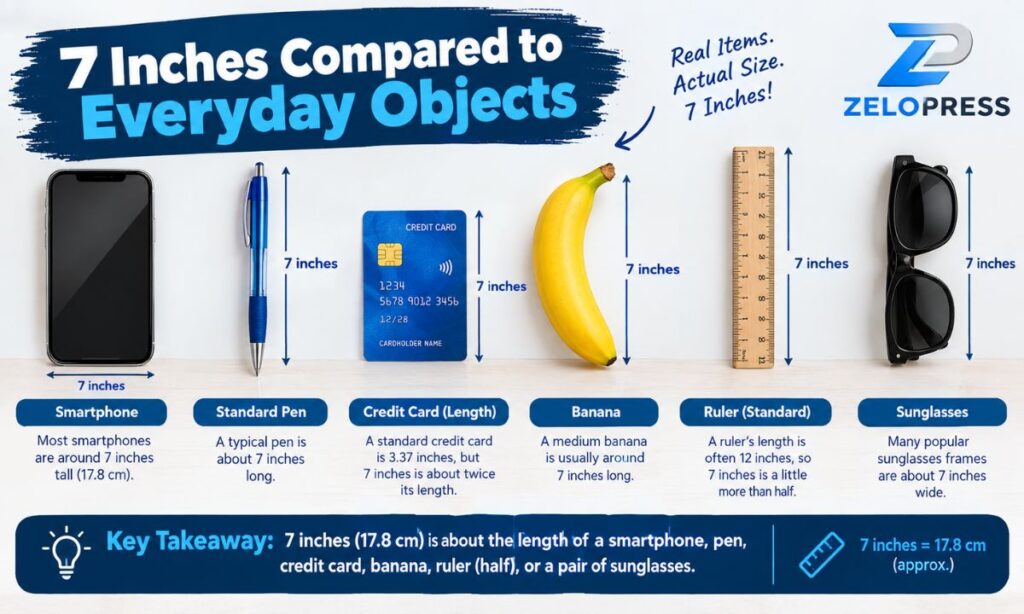 7 Inches Compared to Everyday Objects