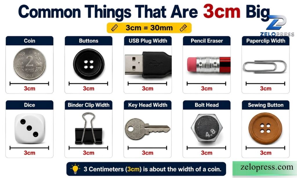 Common Things That Are 3cm Big