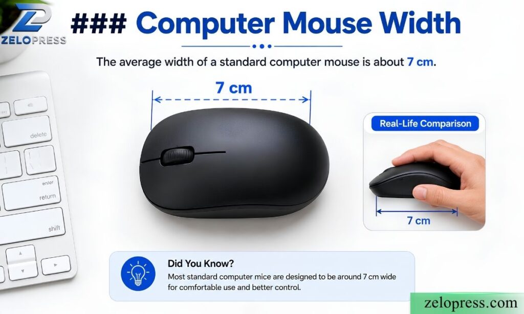 Computer Mouse Width