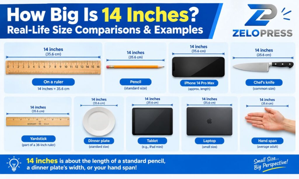 How Big Is 14 Inches? Real-Life Size Comparisons & Examples 