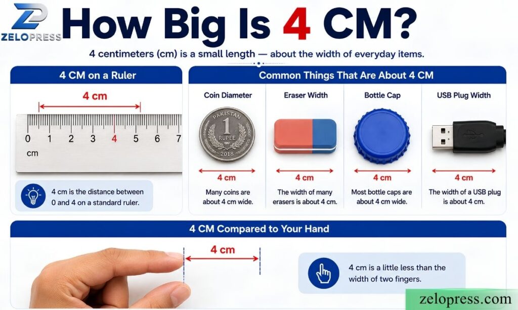 How Big Is 4 CM? Simple Size Comparisons & Examples