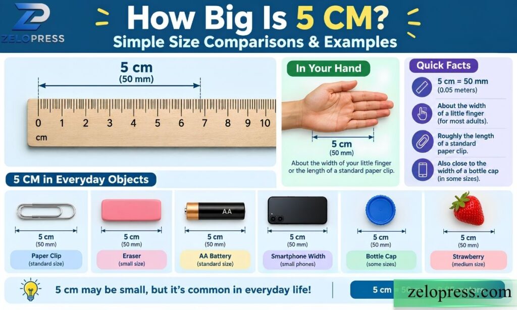 How Big Is 5 CM? Simple Size Comparisons & Examples