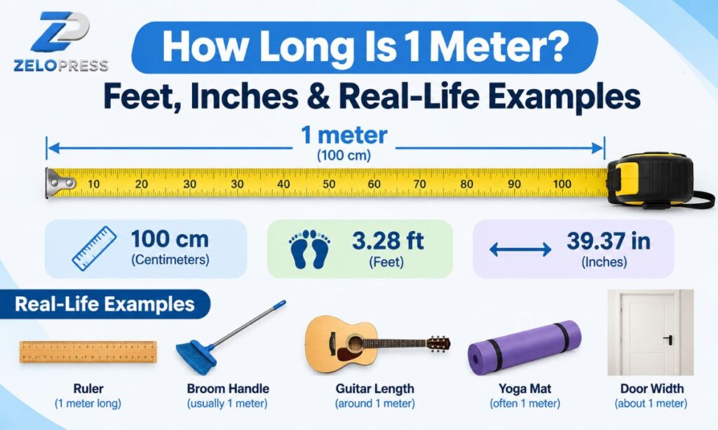 How Long Is 1 Meter? Feet, Inches & Real-Life Examples 