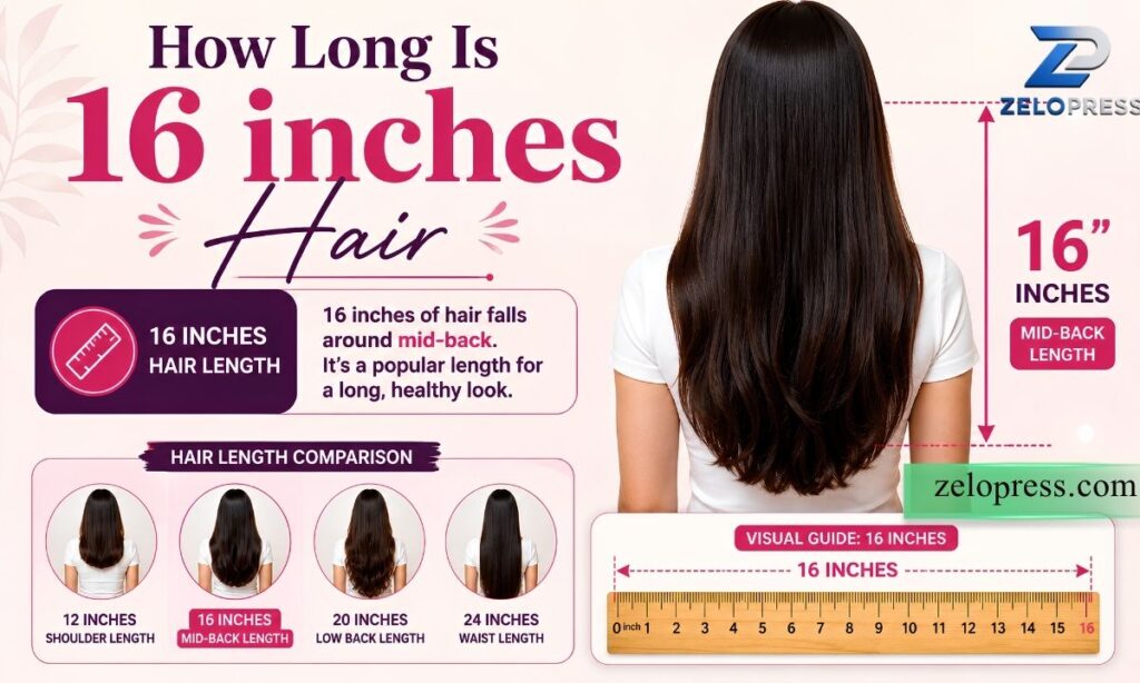 How Long Is 16 inches Hair