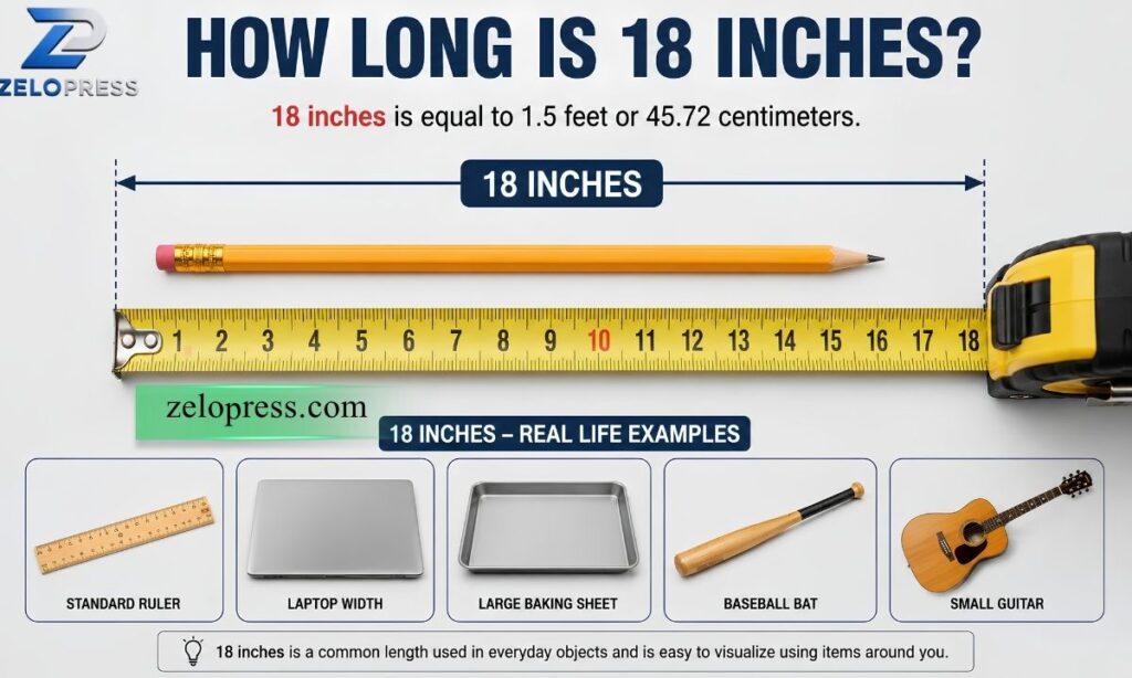 How Long Is 18 Inches? Easy Size Comparisons & Examples 