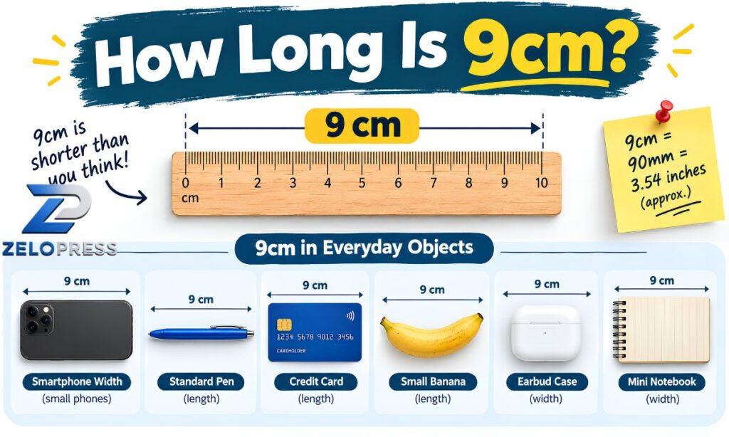 How Long Is 9cm?