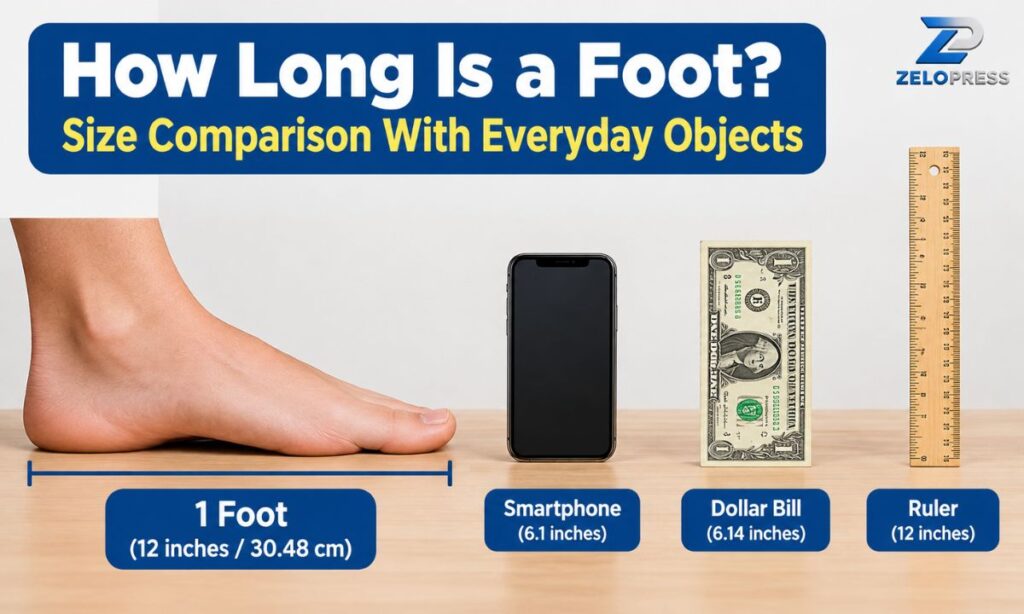 How Long Is a Foot? Size Comparison With Everyday Objects