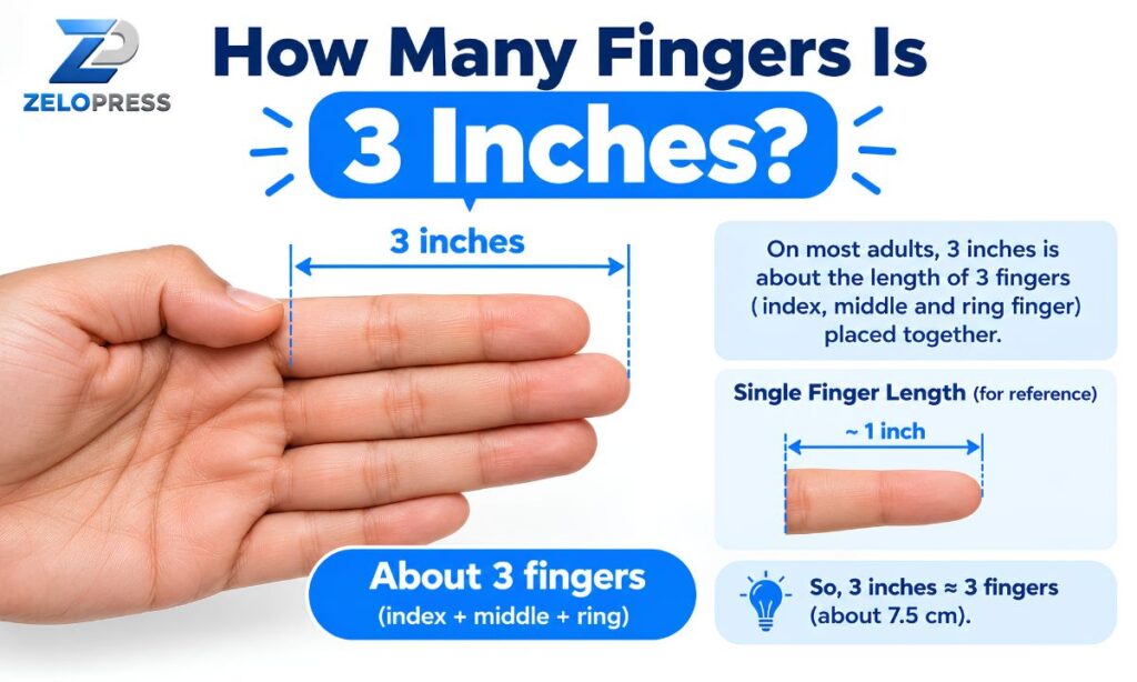 How Many Fingers Is 3 Inches?