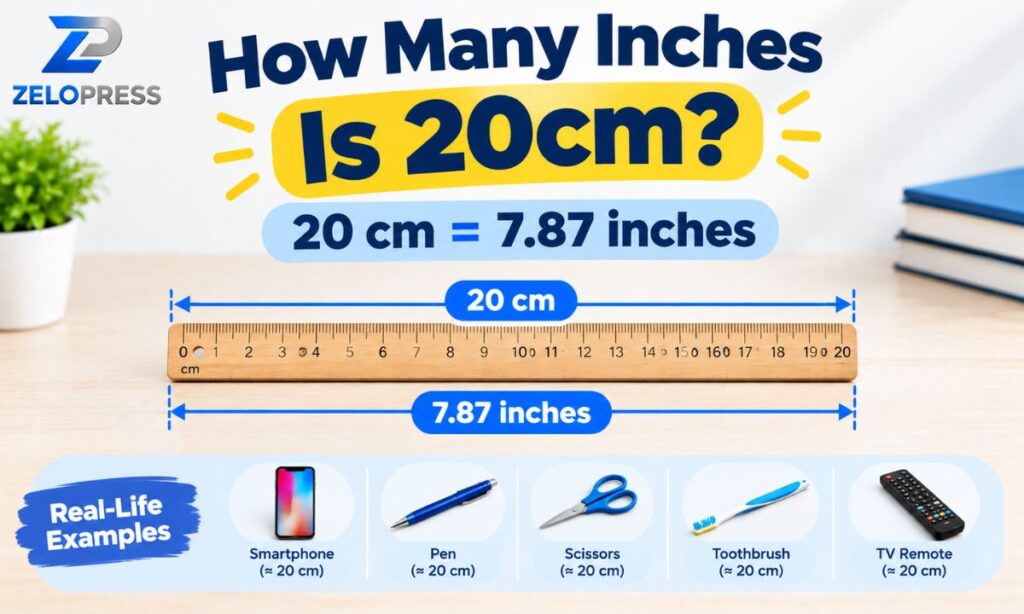 How Many Inches Is 20cm?