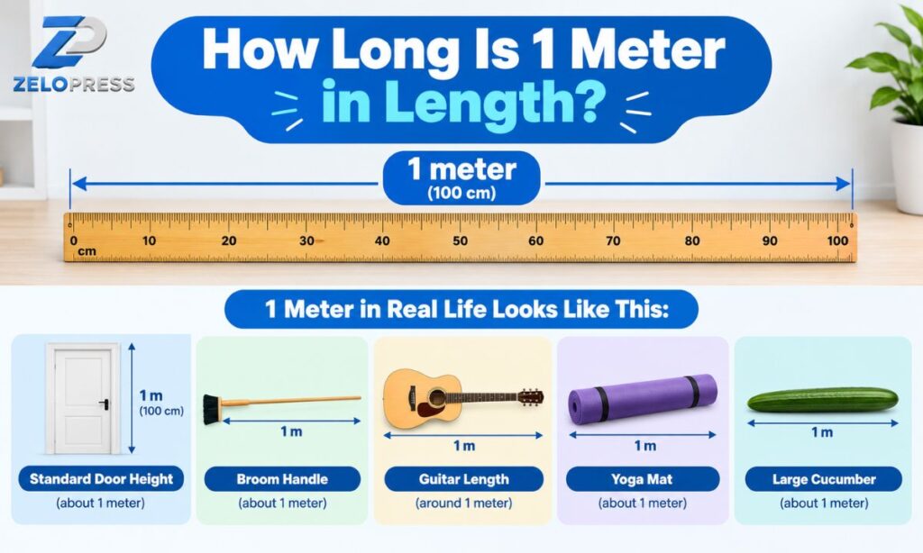 How long is 1 meter in length?