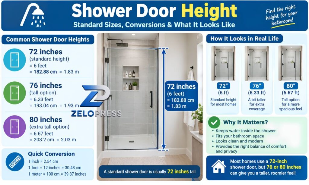 Shower Door Height