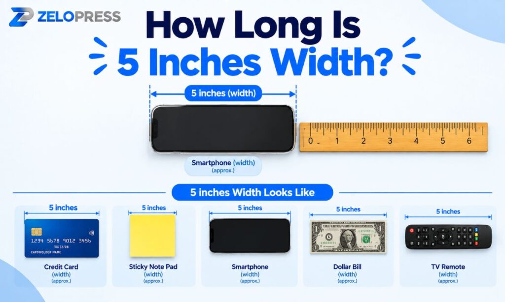 How Long Is 5 Inches Width