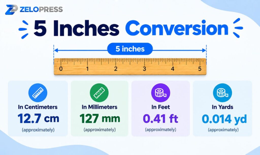 5 Inches Conversion