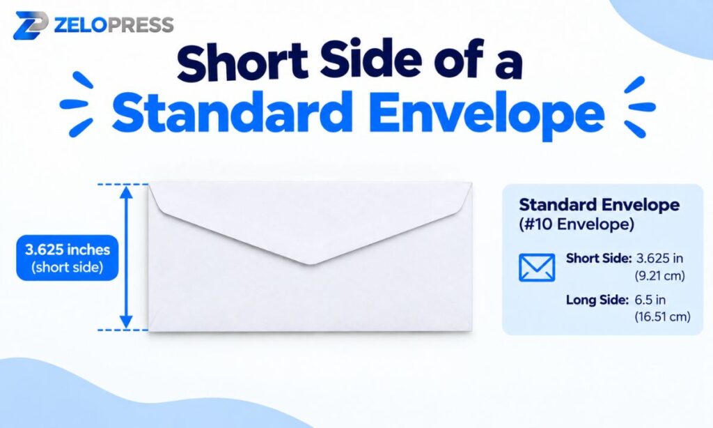 Short Side of a Standard Envelope
