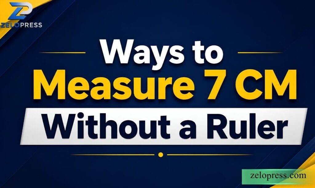 Ways to Measure 7 CM Without a Ruler