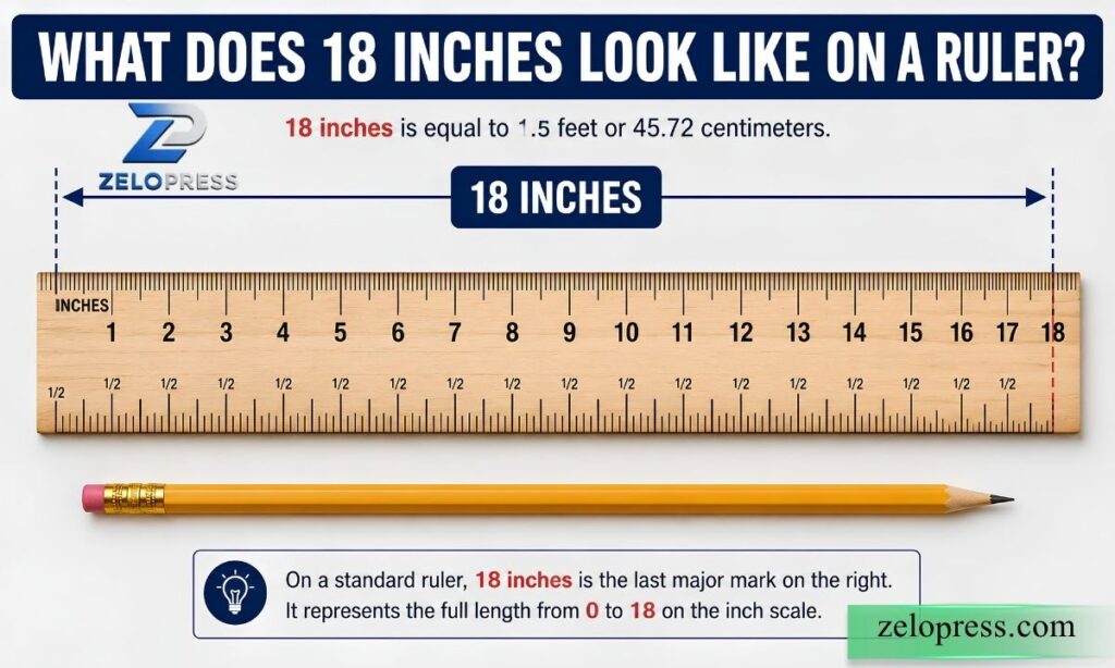 What Does 18 Inches Look Like on a Ruler?