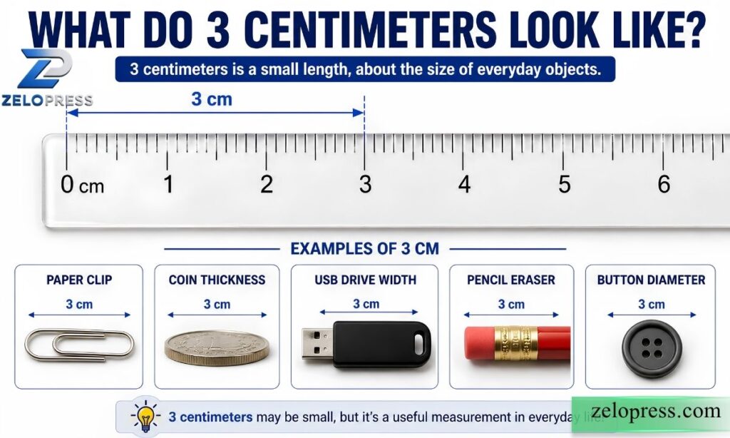 What do 3 centimeters look like?