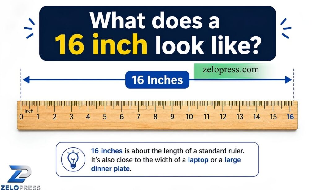What does a 16 inch look like?
