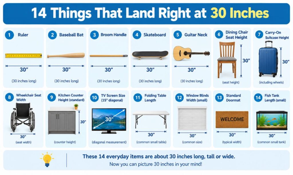 14 Things That Land Right at 30 Inches