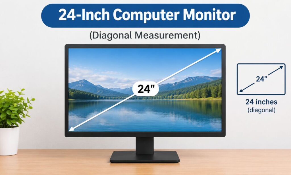 24-Inch Computer Monitor (Diagonal Measurement)