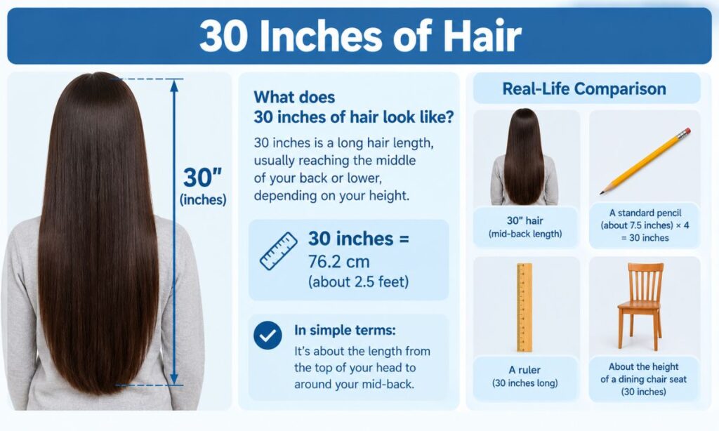 30 Inches of Hair