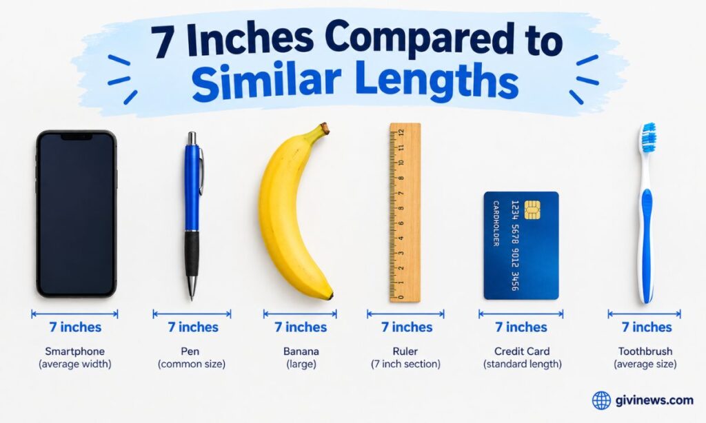 7 Inches Compared to Similar Lengths