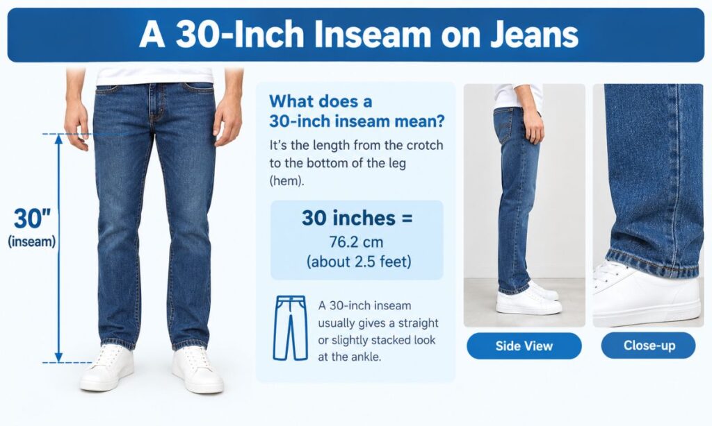 A 30-Inch Inseam on Jeans