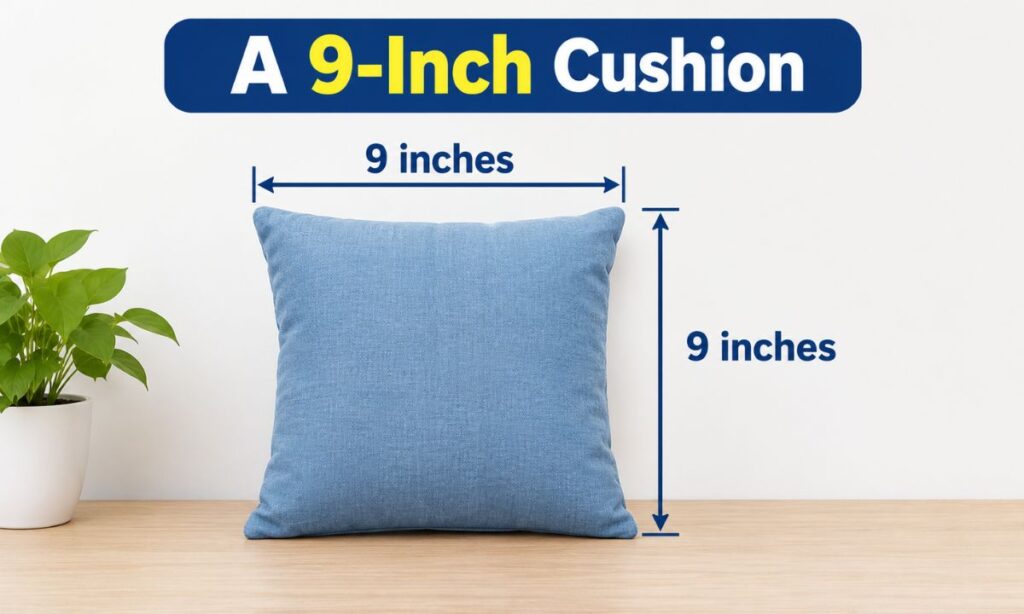 A 9-Inch Cushion