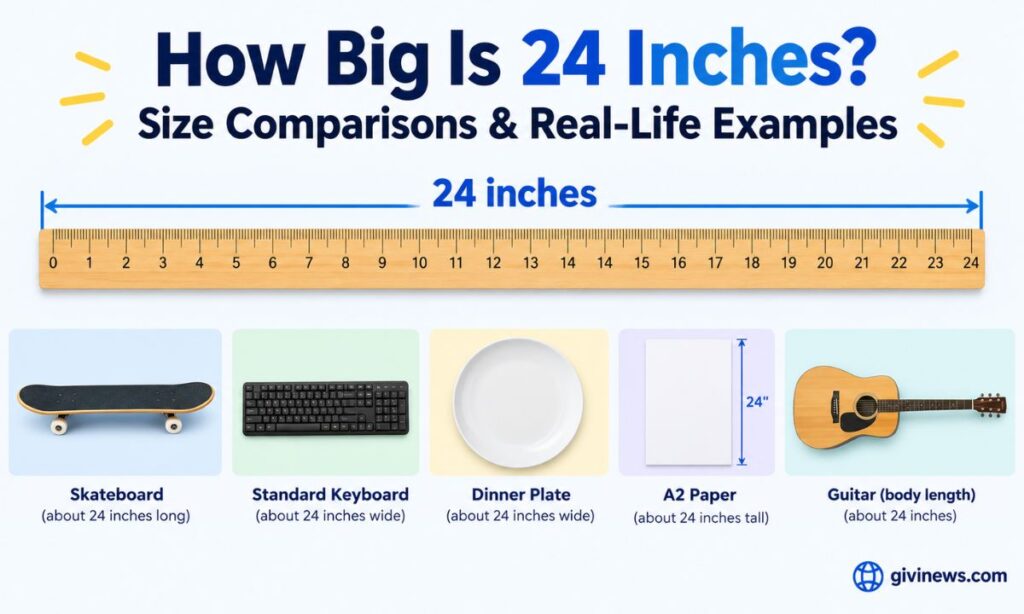 How Big Is 24 Inches? Size Comparisons & Real-Life Examples