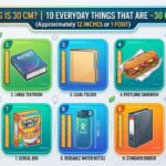 How Big Is 30 cm? 10 Everyday Things That Are 30 cm Long 