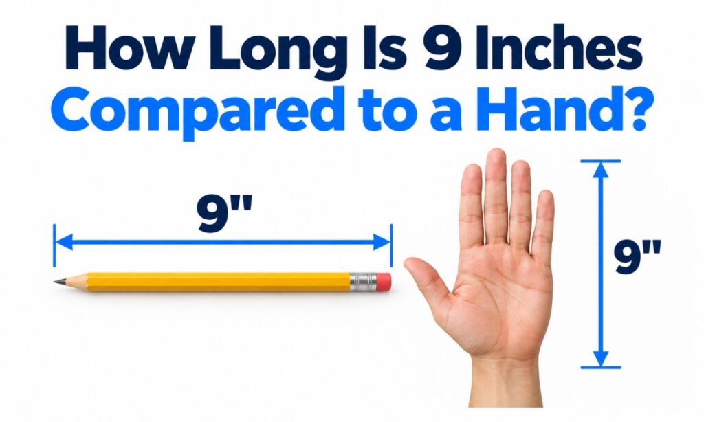 How Big Is 9 Inches Compared to a Human?