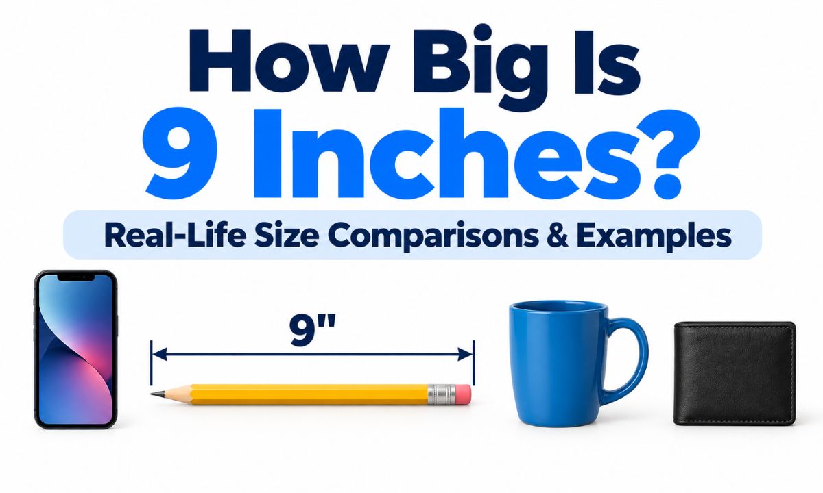 How Big Is 9 Inches? Real-Life Size Comparisons & Examples