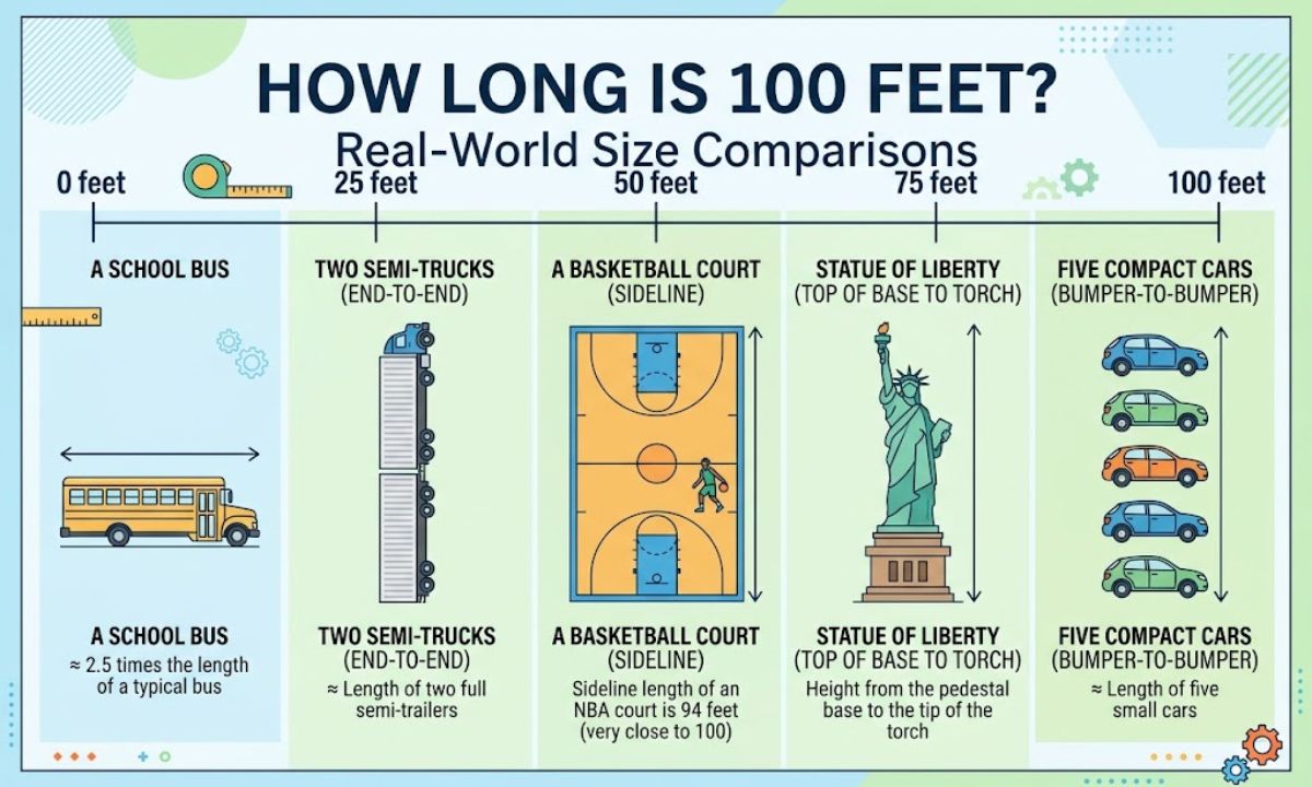How Long Is 100 Feet? Real-World Size Comparisons