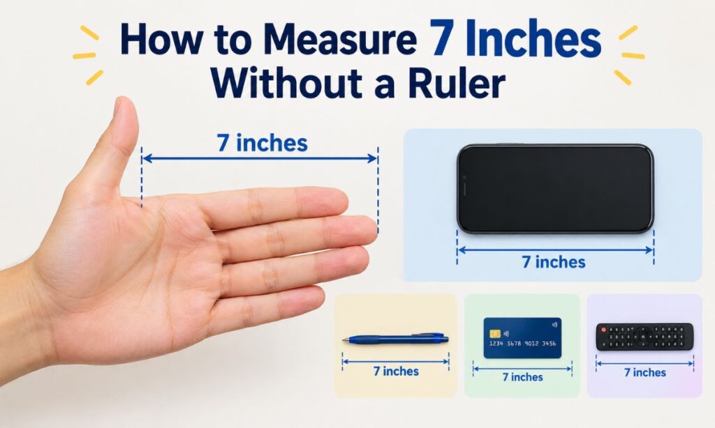 How to Measure 7 Inches Without a Ruler